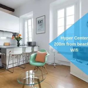 Apartment Nicelidays - Le Suede - Carre D'or - 2min From Beaches