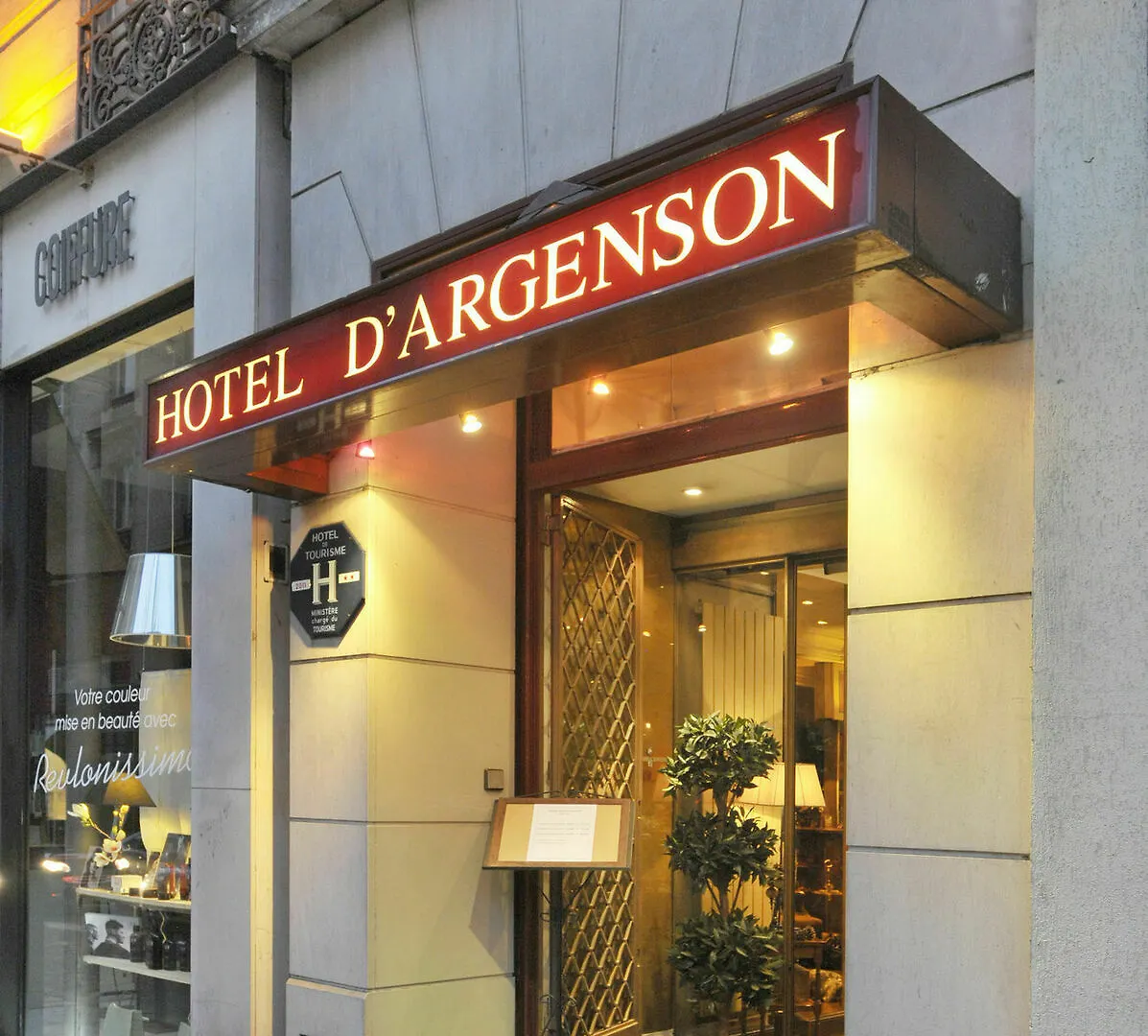 Hotel D'Argenson Paris